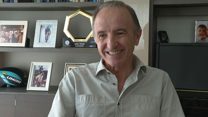 Así vivió la victoria de Pello Bilbao su familia: "A 800 metros era consciente de que iba a ganar"