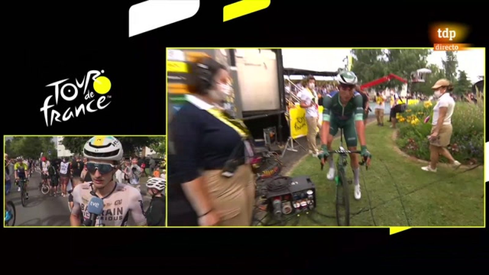 Tour 2023 etapa 11: Pello Bilbao explica su proyecto solidario a TVE | Ver