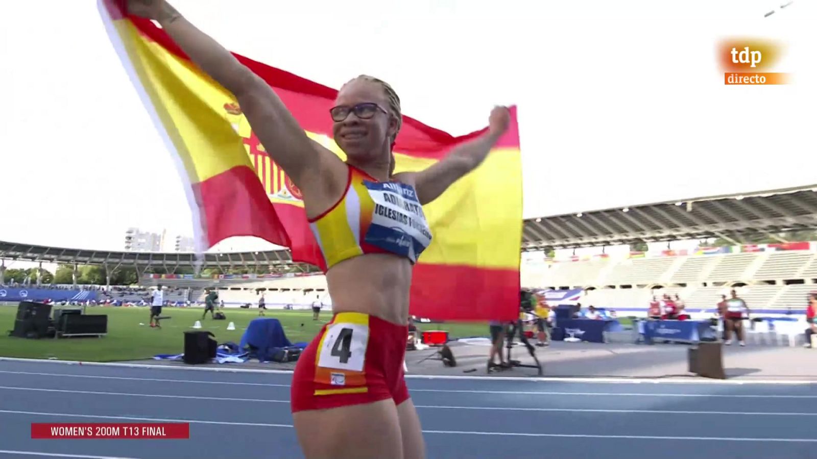 Adi Iglesias campeona del mundo en los 200m del Mundial de Para Atletismo -- ver ahora