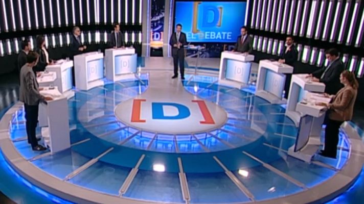 Telediario 1 - RTVE se vuelca con cada campaña electoral: otros debates corales