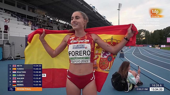 Atletismo - María Forero, plata en el Europeo sub-23 en una carrera marcada por la agonía de la británica Walker