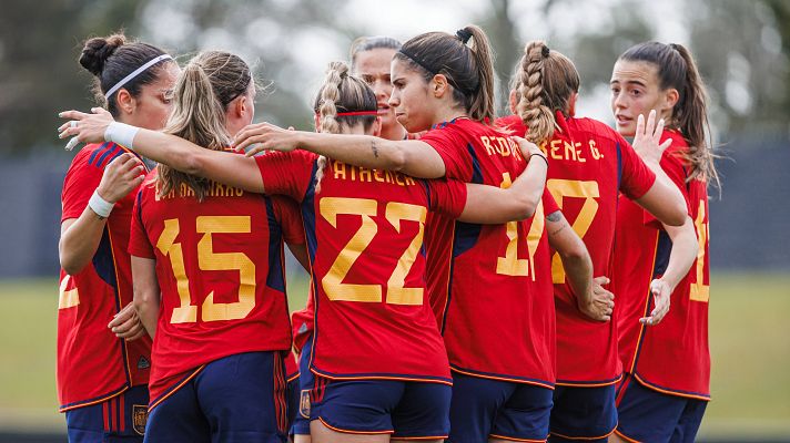 Telediario 1 - La selección española arrolla a Vietnam en su último partidode preparación