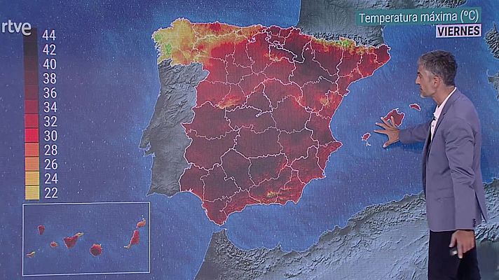 El tiempo - Intervalos de viento fuerte en la costa noroeste de Galicia y en Canarias