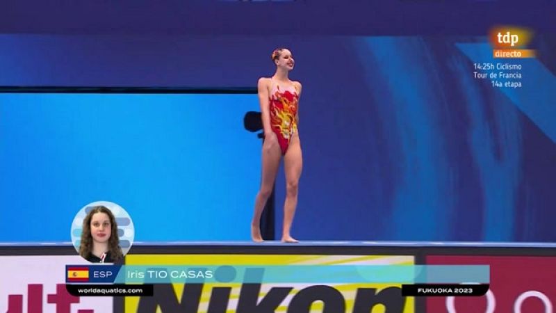 Iris Tió logra la primera medalla para España en Fukuoka 2023 con el bronce en el solo técnico
