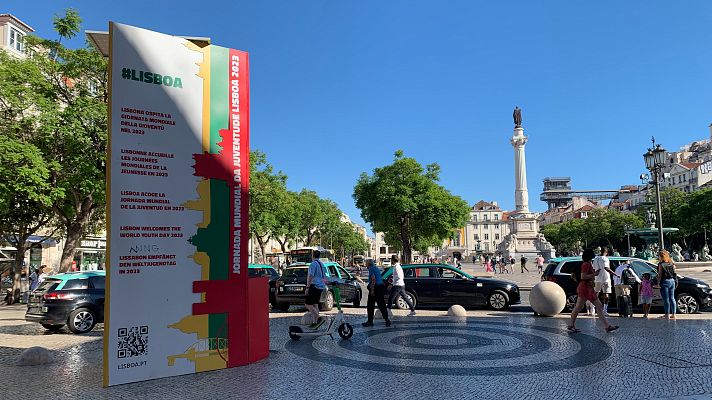 Telediario Fin de Semana - Lisboa se prepara para las Jornadas Mundiales de la Juventud
