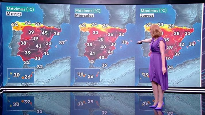 El tiempo - Temperaturas significativamente altas en zonas de la mitad sur peninsular