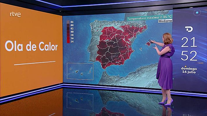 El tiempo - Intervalos de viento fuerte en el Ampurdán y Canarias
