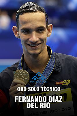 Natación - Fernando Díaz del Río hace historia convirtiéndose en el primer campeón mundial en solo técnico