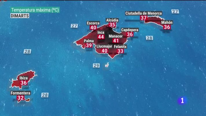 Informatiu Balear - El temps a les Illes Balears - 17/07/23