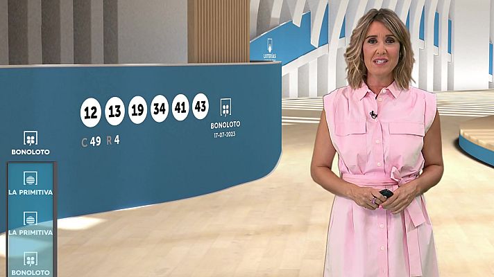 Loterías - Sorteo de la Bonoloto y Primitiva del 17/07/2023