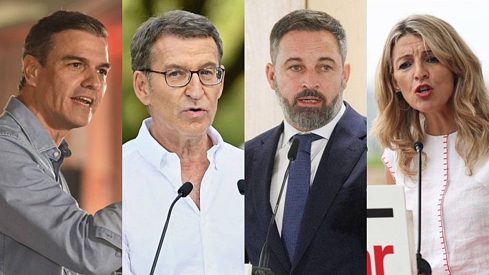 Telediario 1 - Las pensiones siguen centrando la campaña del 23J entre llamadas a la movilización