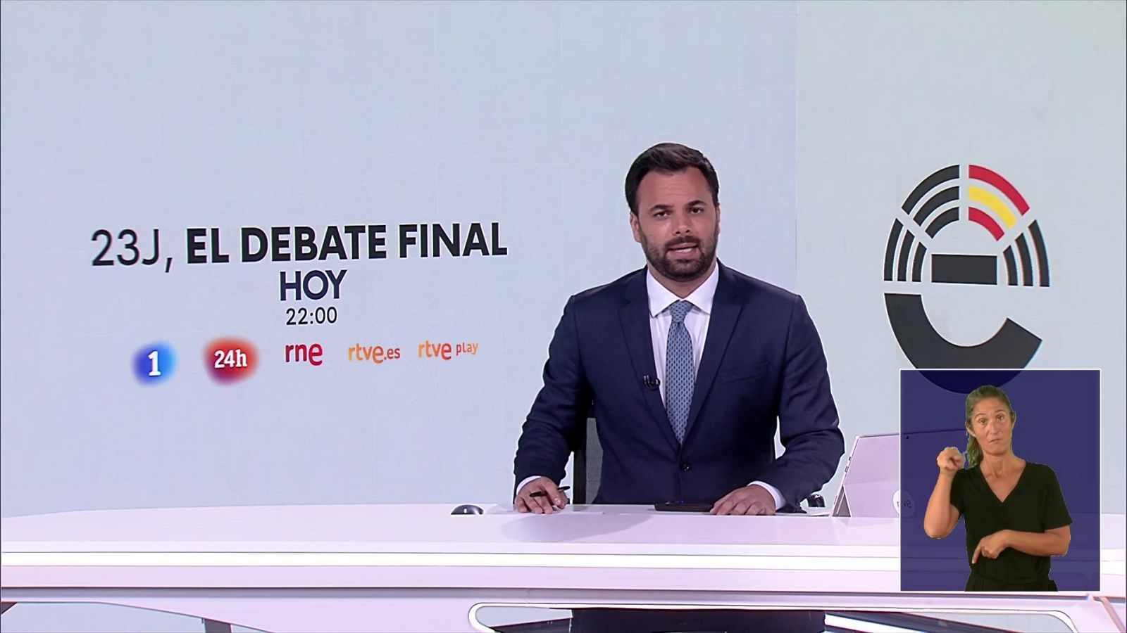 Telediario - 8 horas - 19/07/23 - Lengua de signos - ver ahora