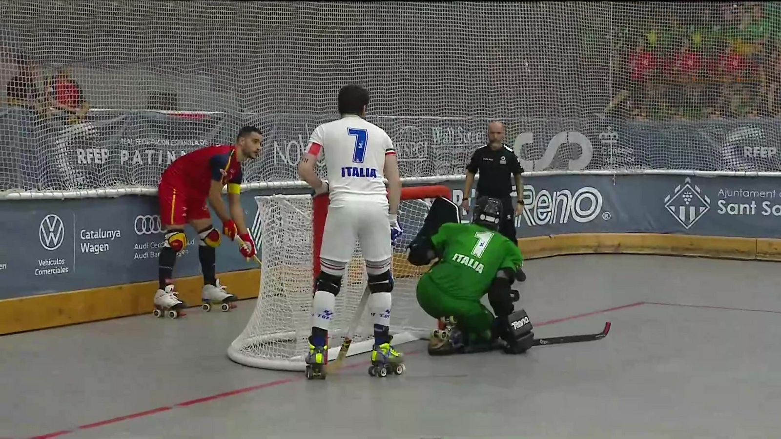 Hockey patines - Campeonato de Europa Masculino: Italia - España  - ver ahora