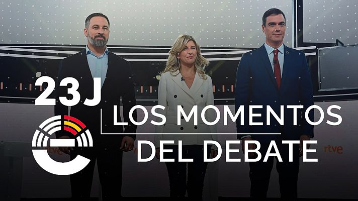 Modo Digital - Los mejores momentos de los tres candidatos de Vox, Sumar y Psoe