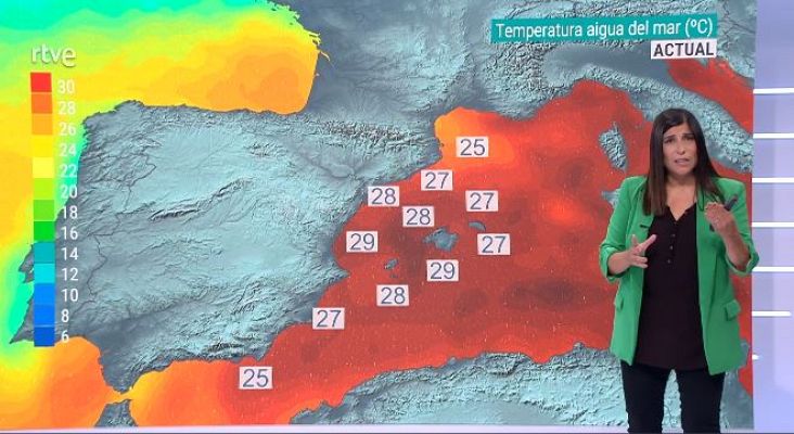 El temps - Calor més raonable i ruixats de tarda