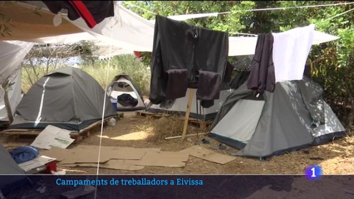 Informatiu Balear - Campaments de treballadors a Eivissa