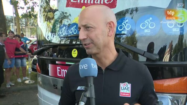 Tour de Francia - 'Matxín', director deportivo del UAE: "Ayer le dije a Pogacar que en este momento es cuando más lo queremos"