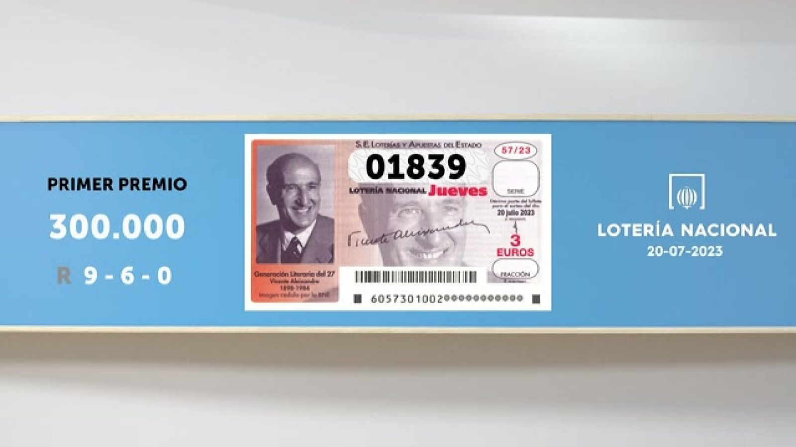 Sorteo de la Lotería Nacional del 20/07/2023 - Ver ahora