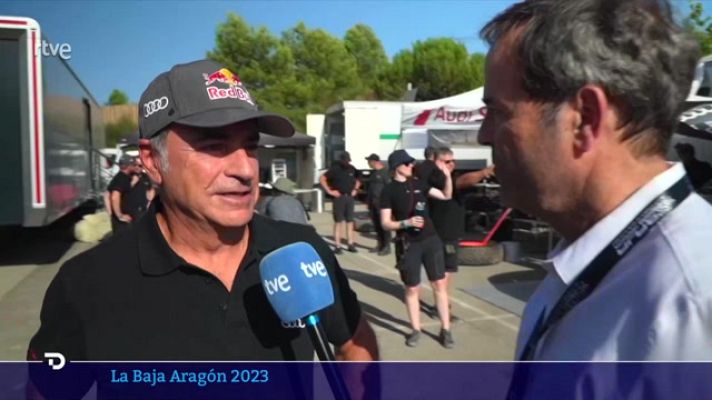 Telediario 2 - Carlos Sainz regresa con Audi para la Baja Aragón