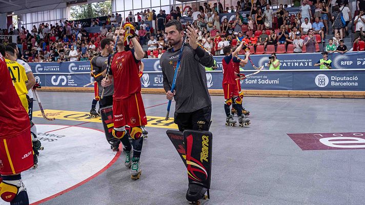 Hockey sobre patines - España se exhibe ante Alemania y se verá las caras con Italia en las semifinales del Europeo