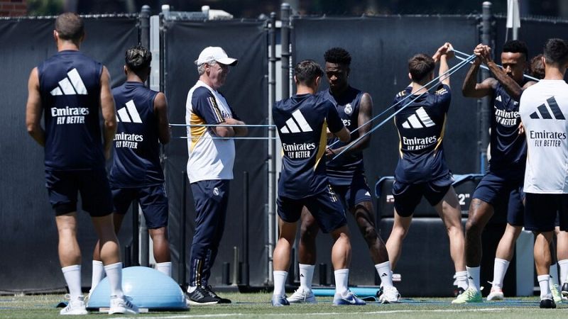 Fútbol: Real Madrid y FC Barcelona entrenan en EE.UU. | Ver