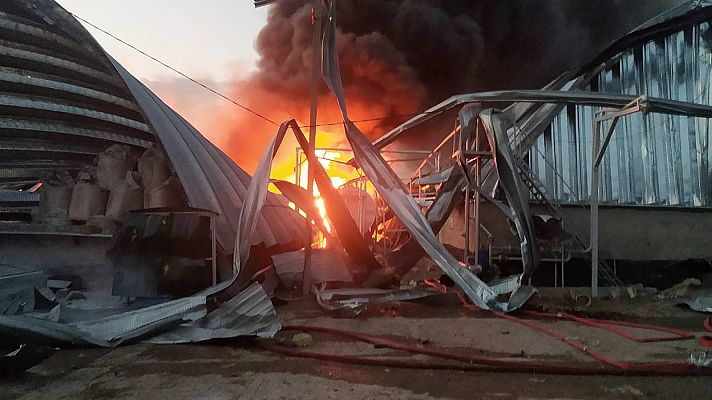 Telediario 1 - Rusia bombardea Odesa por cuarta noche consecutiva