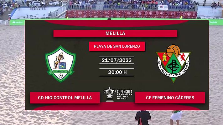 Fútbol  Playa - Supercopa Femenina. Final