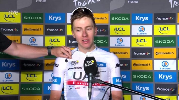 Tour de Francia - Tour de Francia 2023 | Tadej Pogacar, tras la victoria en la etapa 20: "Me he vuelto a reencontrar conmigo mismo"