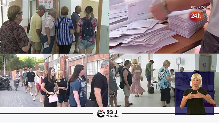 Telediario en lengua de signos - Telediario - 15 horas - 23/07/23 - Lengua de signos