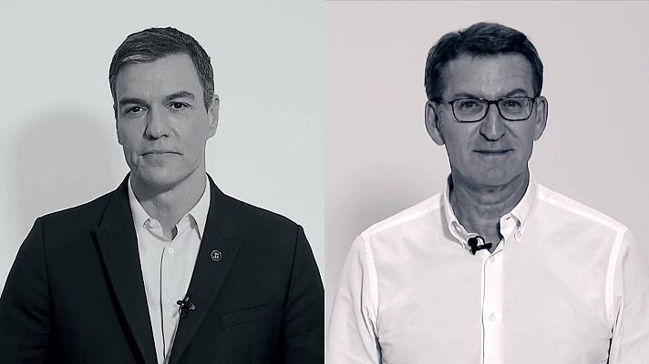 Especiales informativos - El fotomatón de Sánchez y Feijóo en las elecciones generales del 23J