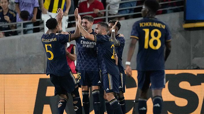Telediario 1 - El Real Madrid estrena la pretemporada con una remontada ante el Milan