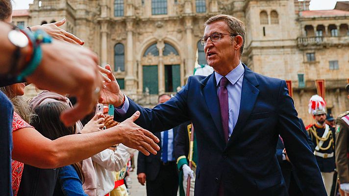 Telediario 1 - Feijóo ve "precipitado" decir que no podrá formar gobierno tras el 23J