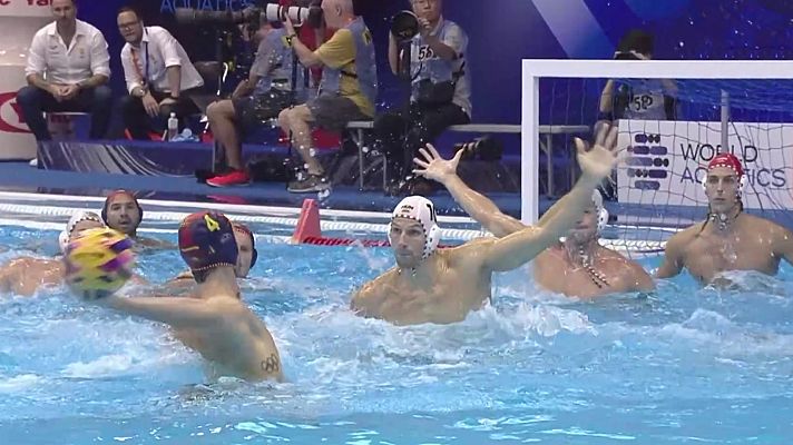 Waterpolo - Camp. del Mundo. 2ª semifinal masculina: Hungría - España