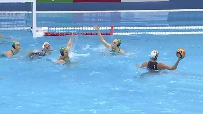 Waterpolo - Camp. del Mundo. 3º-4º puesto femenino: Italia - Australia
