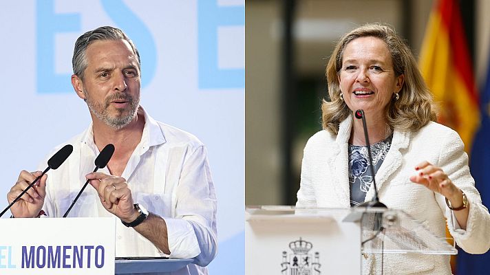 Telediario 1 - El PP advierte de una "desaceleración" económica