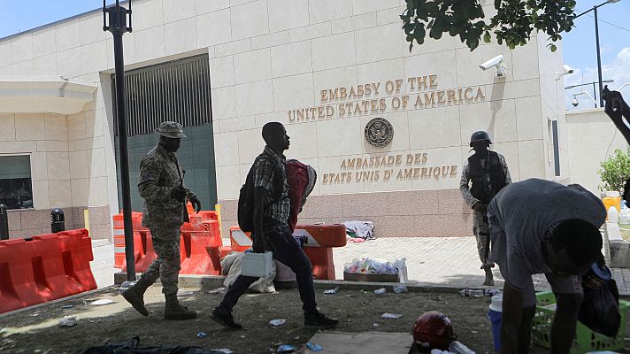 Telediario 1 - La situación de violencia que arrastra desde hace años Haití se desborda