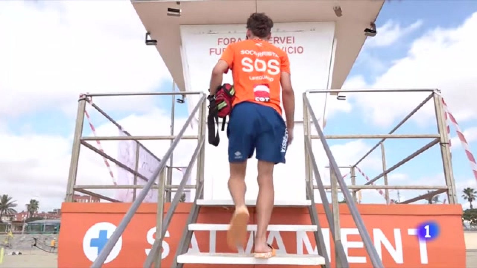 Barcelona: socorristas en huelga exigen más recursos -Ver ahora