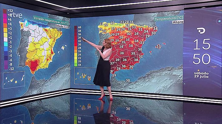 El tiempo - Temperaturas significativamente altas en el Guadalquivir, tercio sureste peninsular, Mallorca y zonas del nordeste