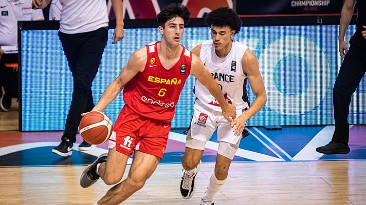 Telediario 2 - España vence a Francia y jugará la final del Europeo sub-18 de baloncesto