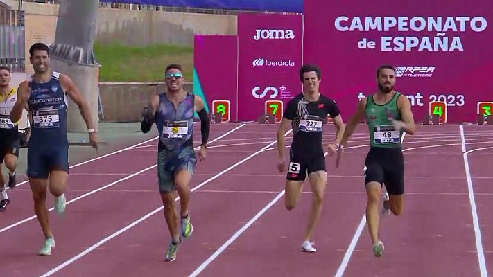 Atletismo - Final masculina 400 m | Campeonato de España de atletismo