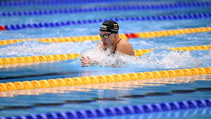 Natación - Oro y récord del mundo para Ruta Meilutyte en los 50 metros braza