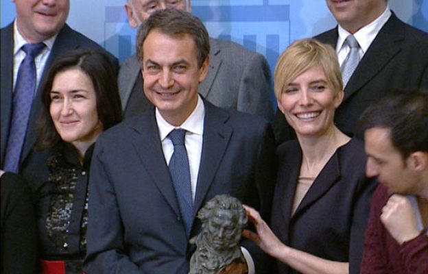 Premios Goya - Zapatero recibe a los premiados