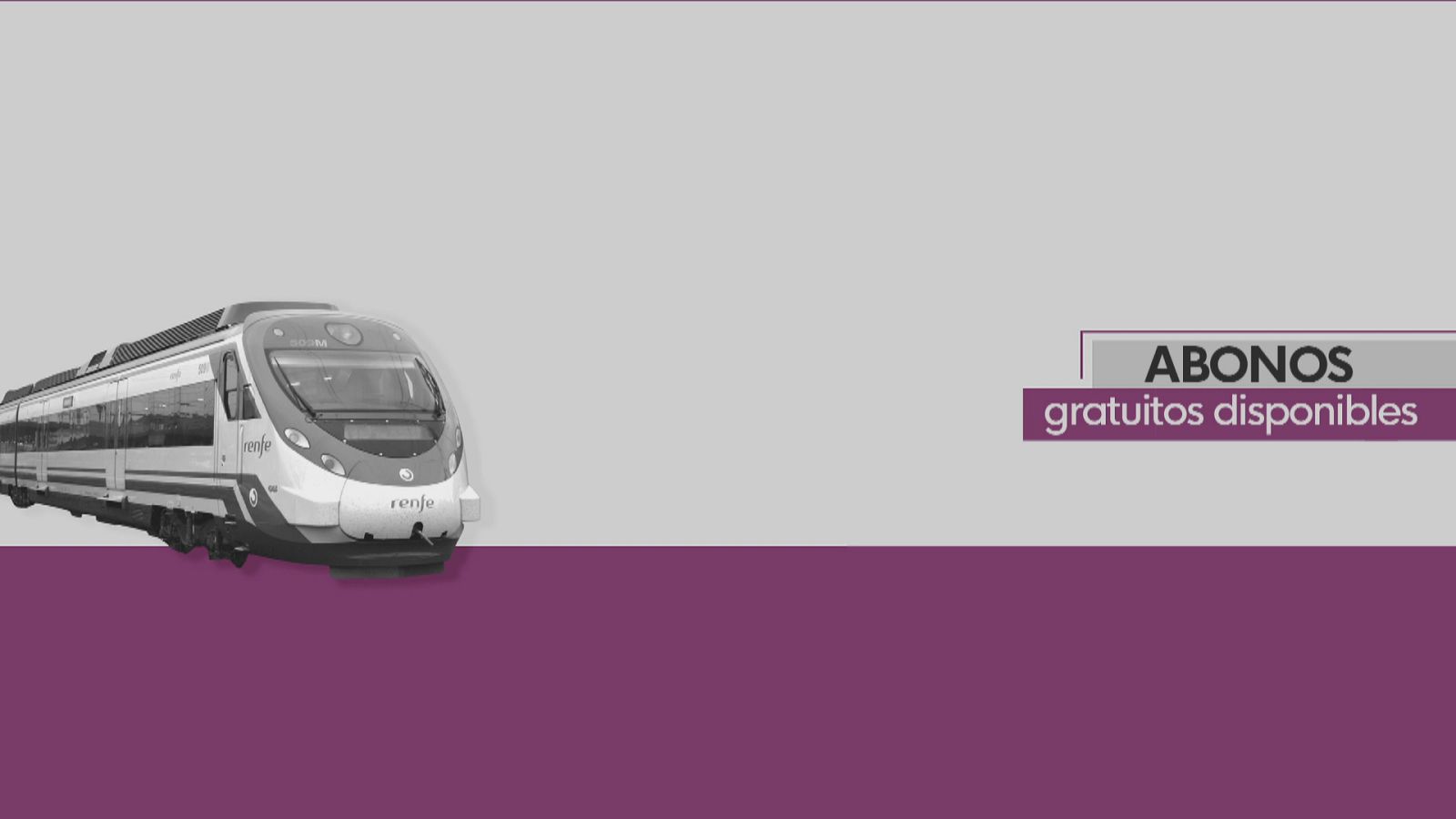 Abonos RENFE tercer cuatrimestre - Ver ahora