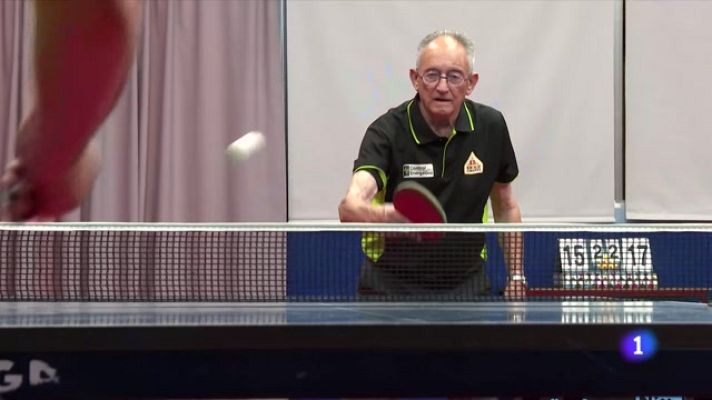 Telediario 2 - La increíble historia de Josep Madurell: Campeón de Europa de tenis de mesa con 85 años