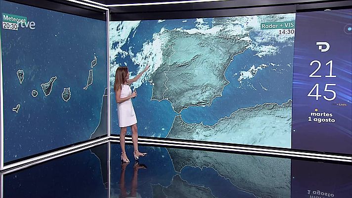 El tiempo - Intervalos de viento fuerte en Canarias, Estrecho y Cantábrico