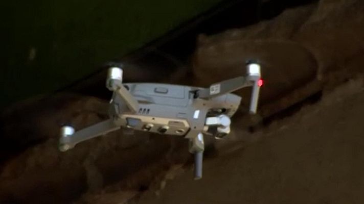 Telediario 1 - La investigación de la explosión de la calle Goya en Valladolid se amplía con drones