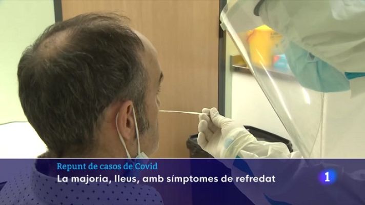 L'Informatiu - Repunt de casos de Covid: la majoria lleus amb símptomes de refredat
