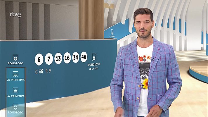 Loterías - Sorteo de la Bonoloto y Primitiva del 05/08/2023