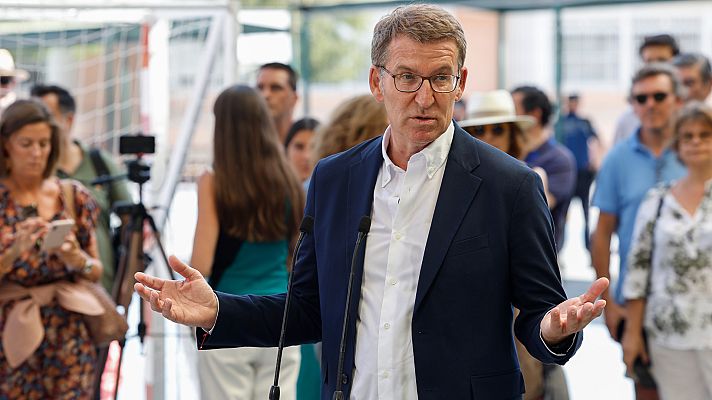 Telediario Fin de Semana - Feijóo insiste en un acuerdo institucional "amplio" para evitar el bloqueo