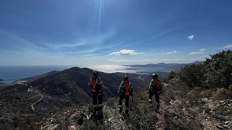 Gael Rodríguez, alcalde de Portbou, tras darse el incendio por extinguido: "Por fin, podemos respirar más tranquilos"